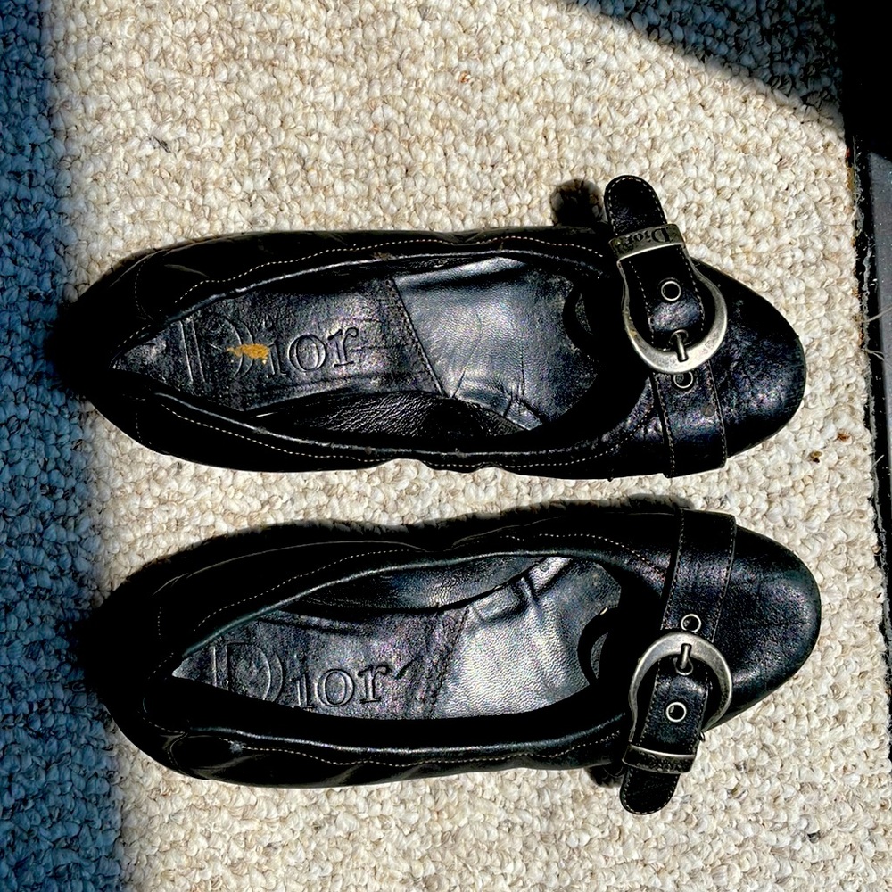 Dior Flat beautiful leather ballet shoes
